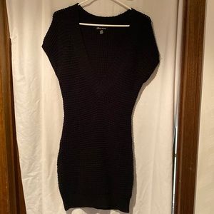 Ladies V neck Sweater Dress